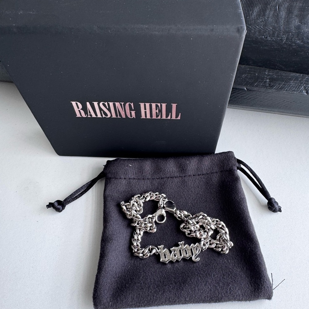 White Gold BABY Shoe Charm